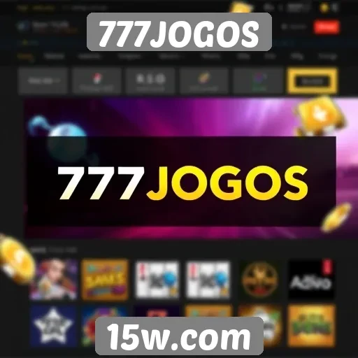 Interface do usuário do 777JOGOS é intuitiva e moderna
